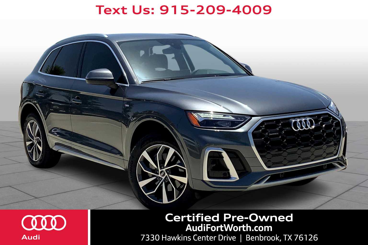 Certified 2024 Audi Q5 Premium with VIN WA1GAAFY2R2039733 for sale in Benbrook, TX