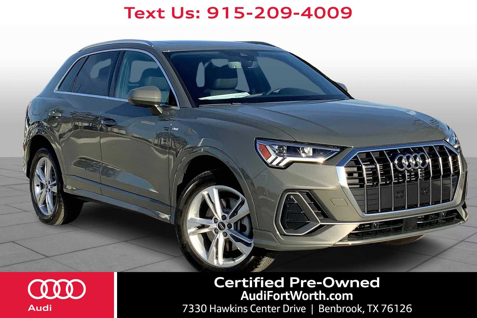 Used 2024 Audi Q3 S Line Premium Plus with VIN WA1EECF35R1046970 for sale in Benbrook, TX