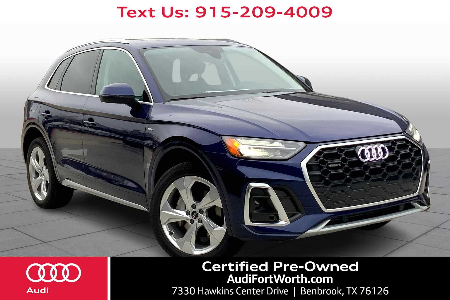 Used 2024 Audi Q5 Premium Plus with VIN WA1EAAFY2R2042090 for sale in Benbrook, TX