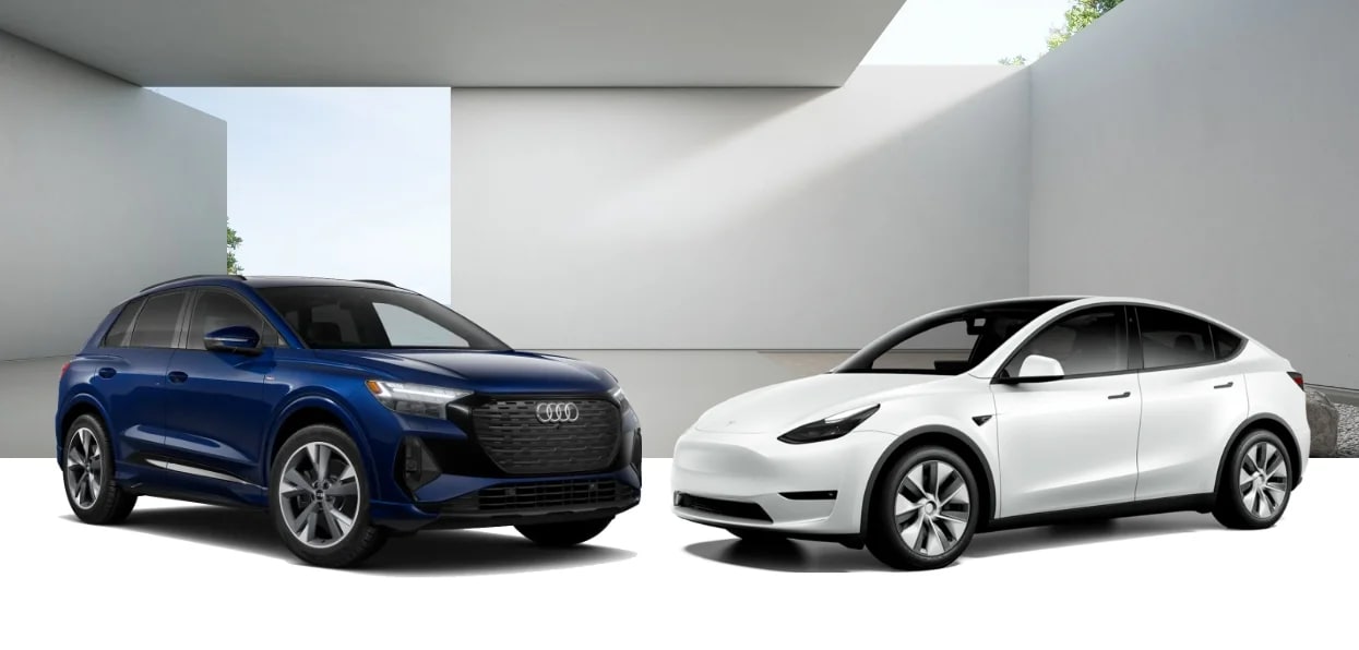 Audi q4 vs 2024 tesla model 3