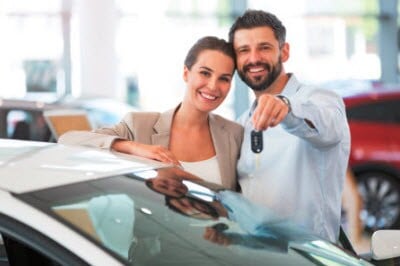 Woman buying Audi hero 2