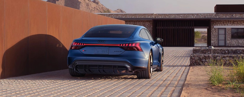 2022 Audi e-tron gt parked