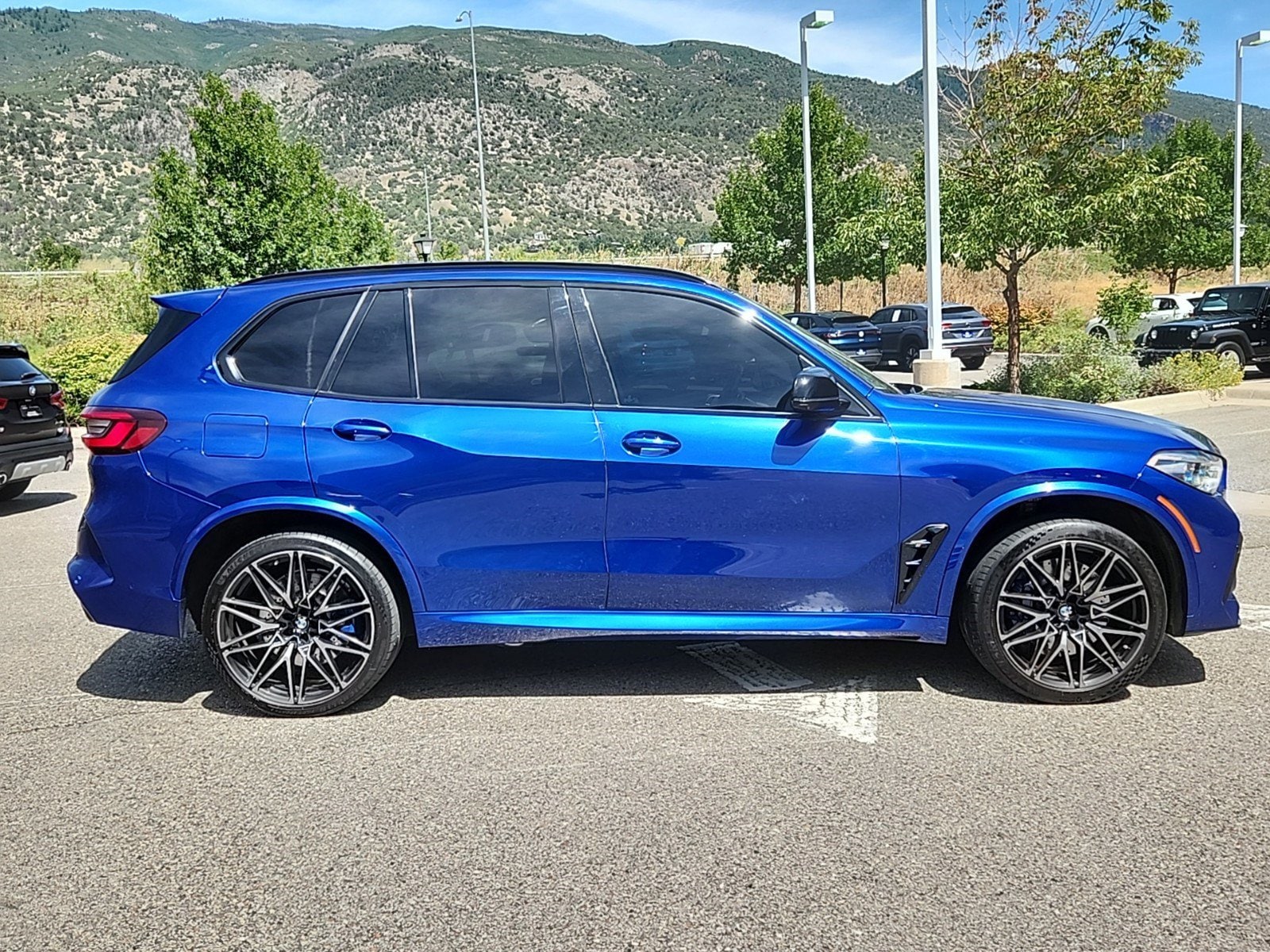 Used 2021 BMW X5 M Base with VIN 5YMJU0C01M9D97783 for sale in Glenwood Springs, CO