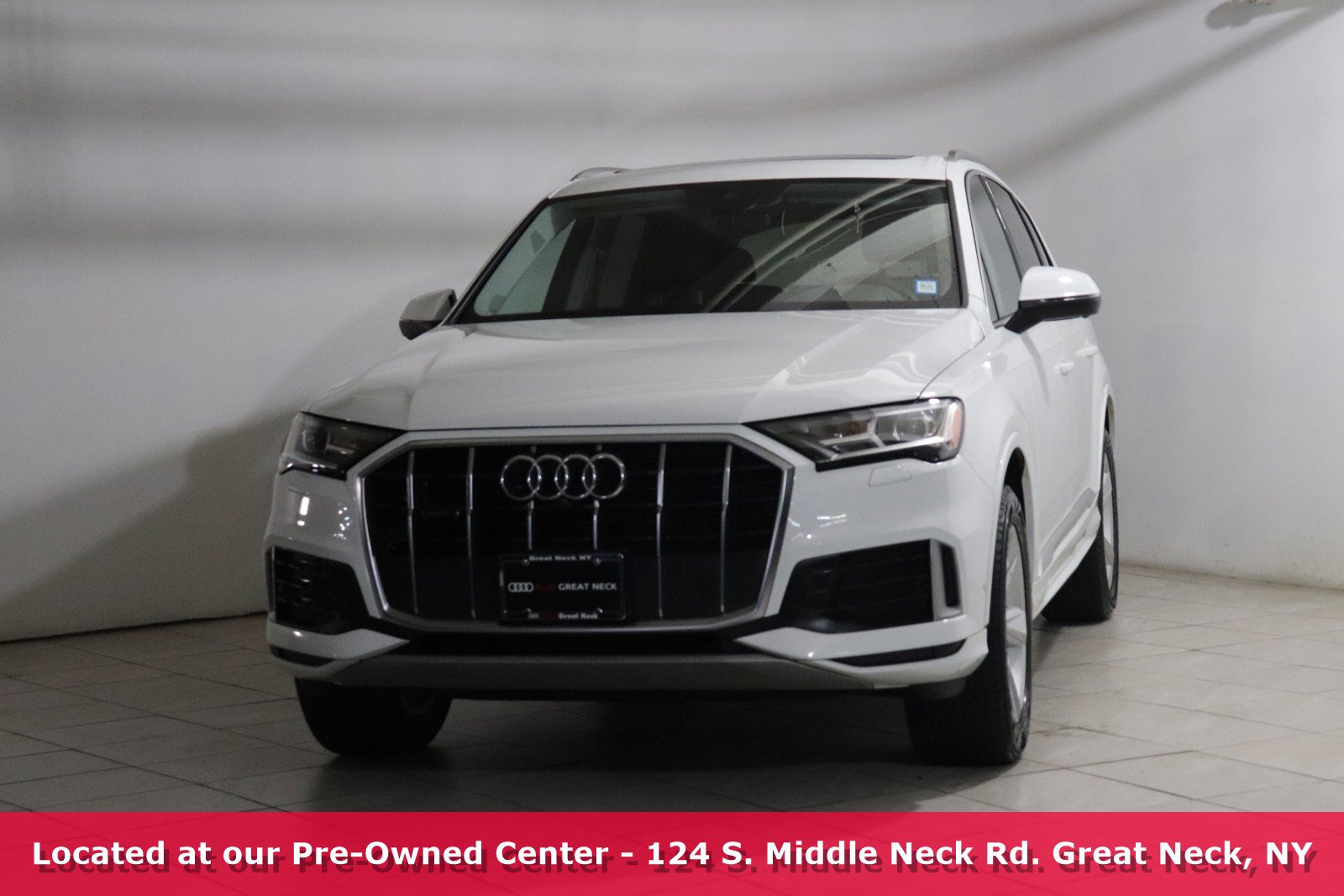 Used 2021 Audi Q7 Premium Plus with VIN WA1LJAF72MD014527 for sale in Great Neck, NY