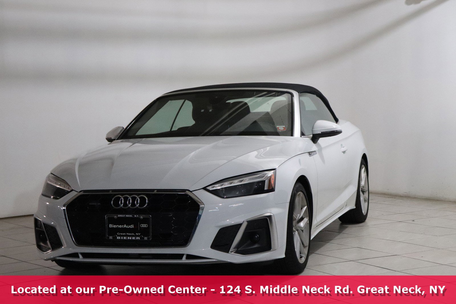 Used 2023 Audi A5 Cabriolet Premium Plus with VIN WAU4AGF56PN002386 for sale in Great Neck, NY