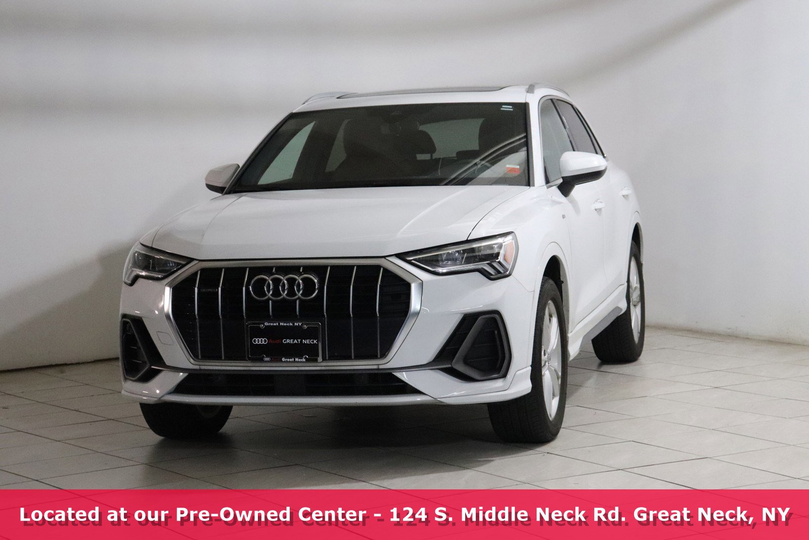 Used 2020 Audi Q3 S Line Premium Plus with VIN WA1EECF3XL1111349 for sale in Great Neck, NY