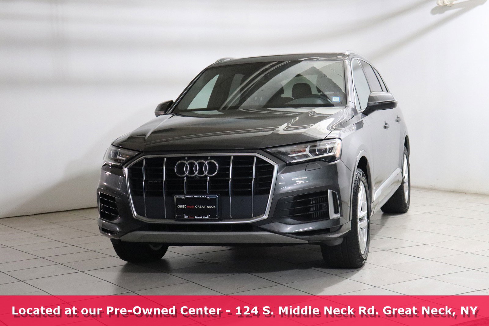 Used 2021 Audi Q7 Premium with VIN WA1AXAF79MD028981 for sale in Great Neck, NY