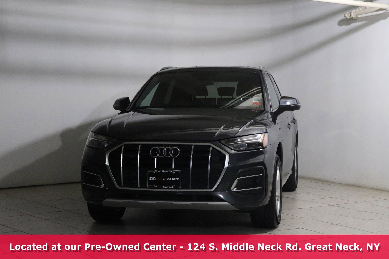 Used 2021 Audi Q5 Premium with VIN WA1AAAFY5M2075155 for sale in Great Neck, NY