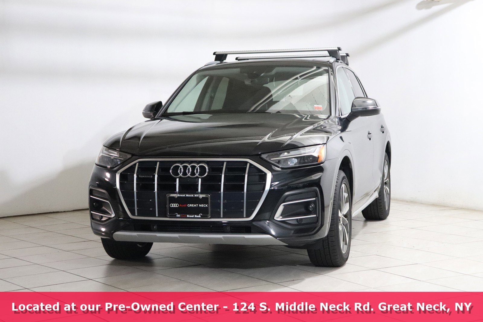 Used 2021 Audi Q5 Premium Plus with VIN WA1BAAFY6M2093068 for sale in Great Neck, NY