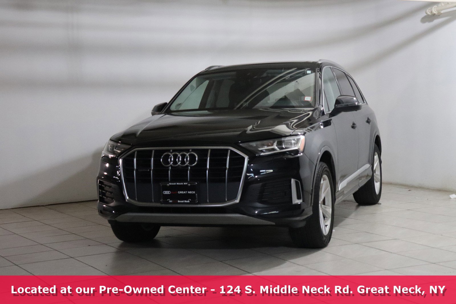 Used 2021 Audi Q7 Premium Plus with VIN WA1LJBF76MD038089 for sale in Great Neck, NY