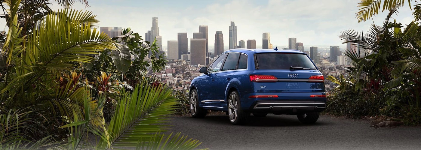 Blue 2021 Audi Q7