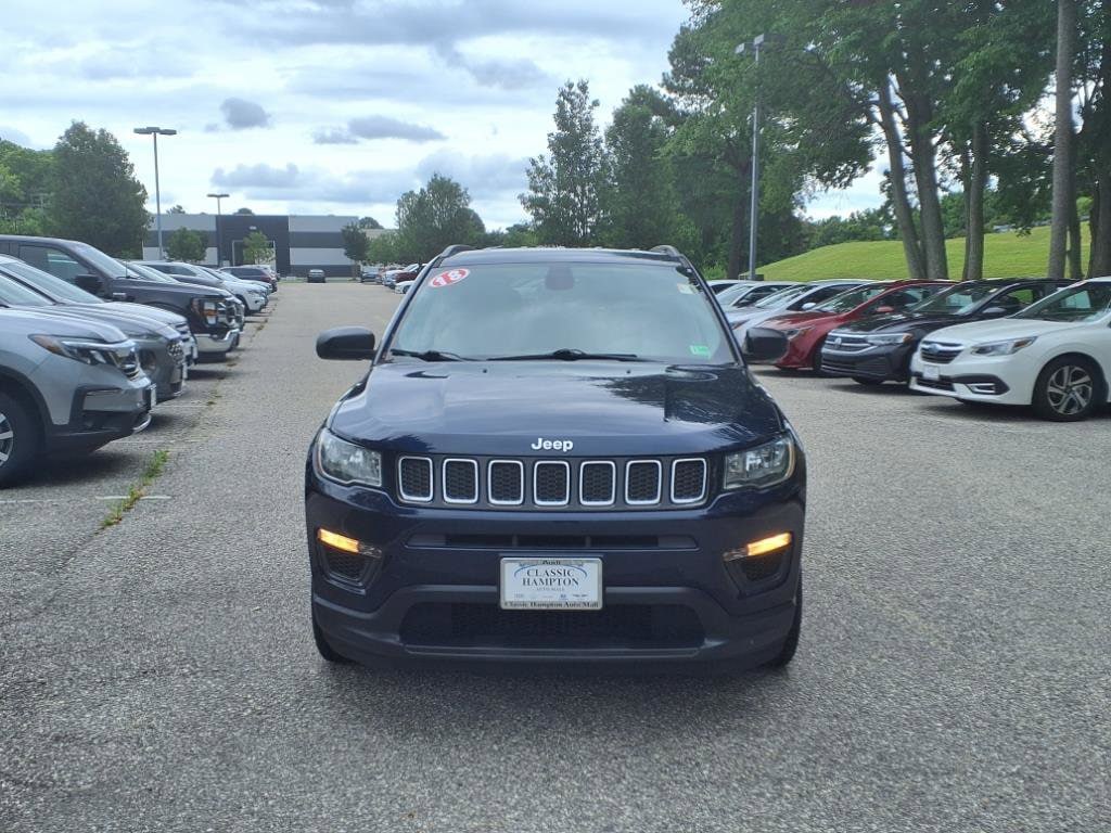 Used 2018 Jeep Compass Sport with VIN 3C4NJCAB6JT487262 for sale in Hampton, VA