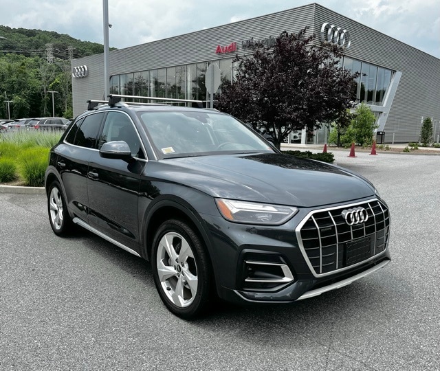 Certified 2021 Audi Q5 Premium Plus with VIN WA1BAAFY1M2092989 for sale in Hawthorne, NY