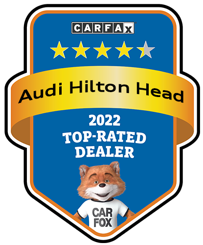 Audi Hilton Head CARFAX Top-Rated Dealer badge