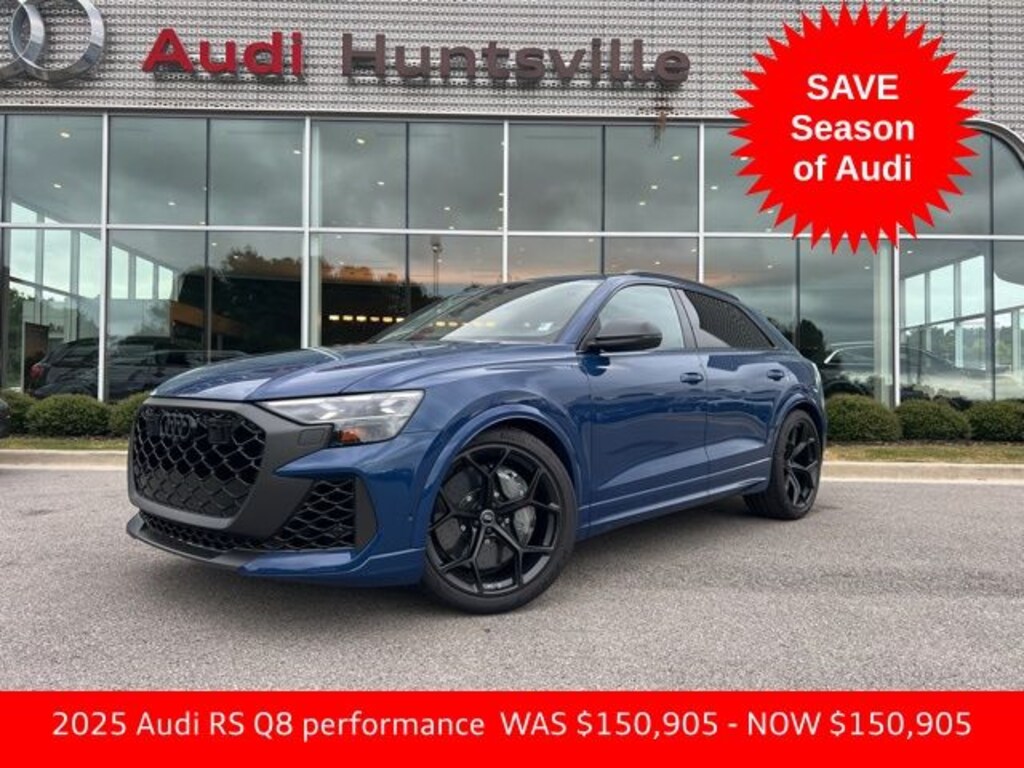 New 2025 Audi RS Q8 4.0T performance SUV