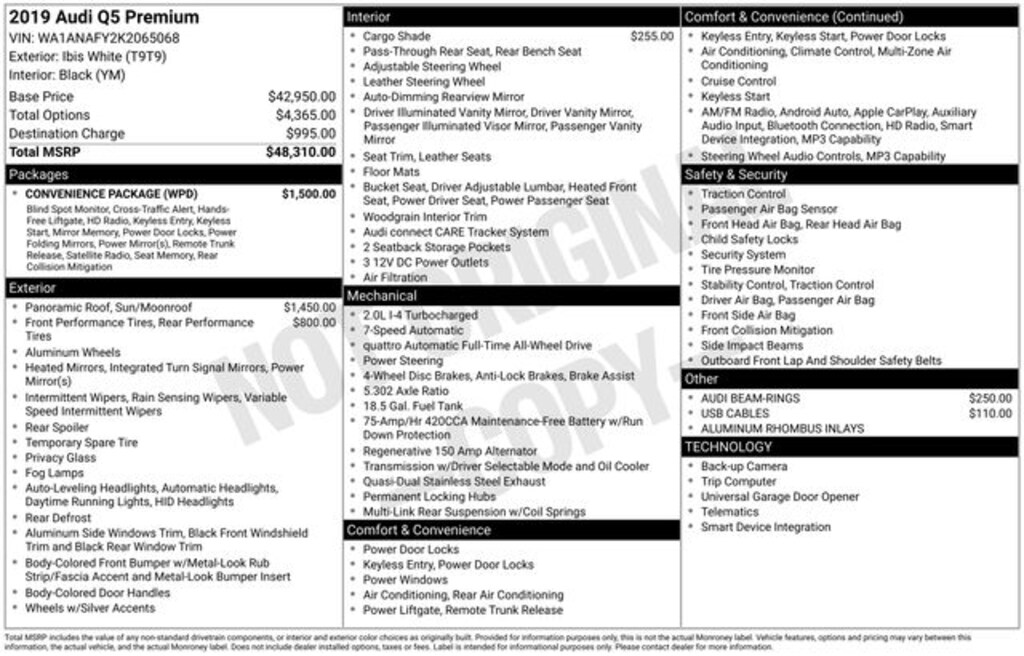 Used 2019 Audi Q5 2.0T Premium SUV