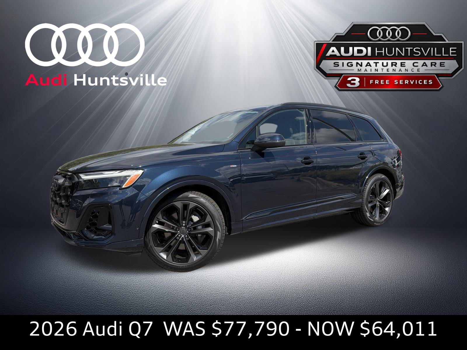 New 2026 Audi Q7 S line 55 Premium SUV