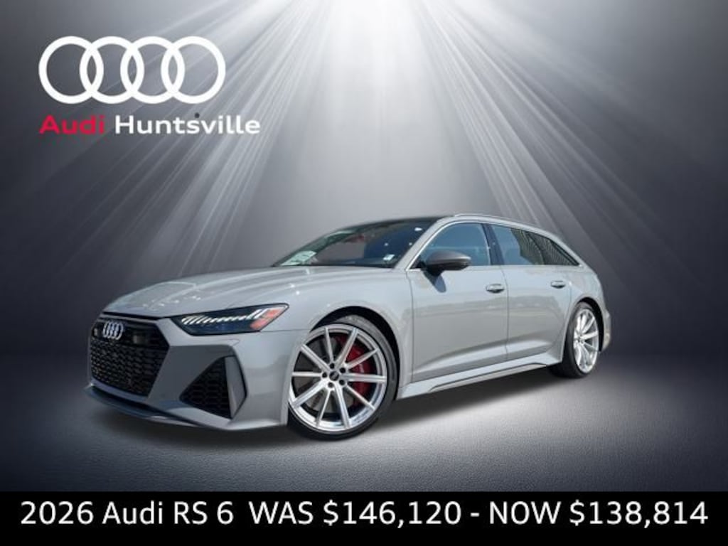 New 2026 Audi RS 6 Avant 4.0T performance Wagon