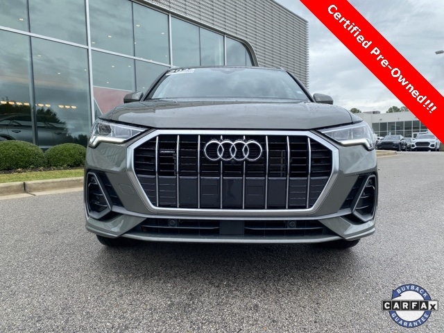 Certified 2023 Audi Q3 S Line Premium Plus with VIN WA1EECF34P1153828 for sale in Huntsville, AL