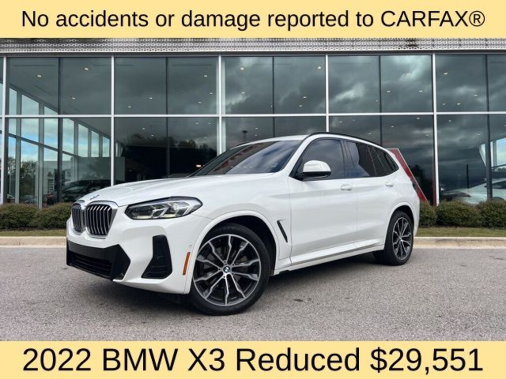 Used 2022 BMW X3 sDrive30i SUV