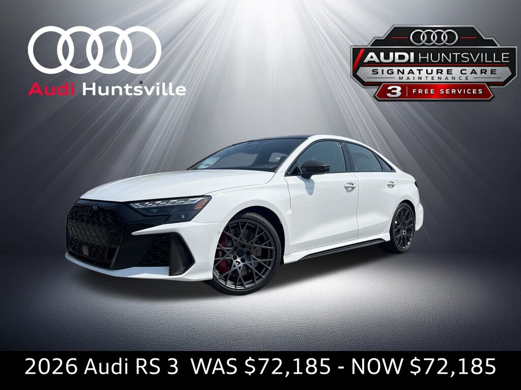 New 2026 Audi RS 3 2.5T Sedan
