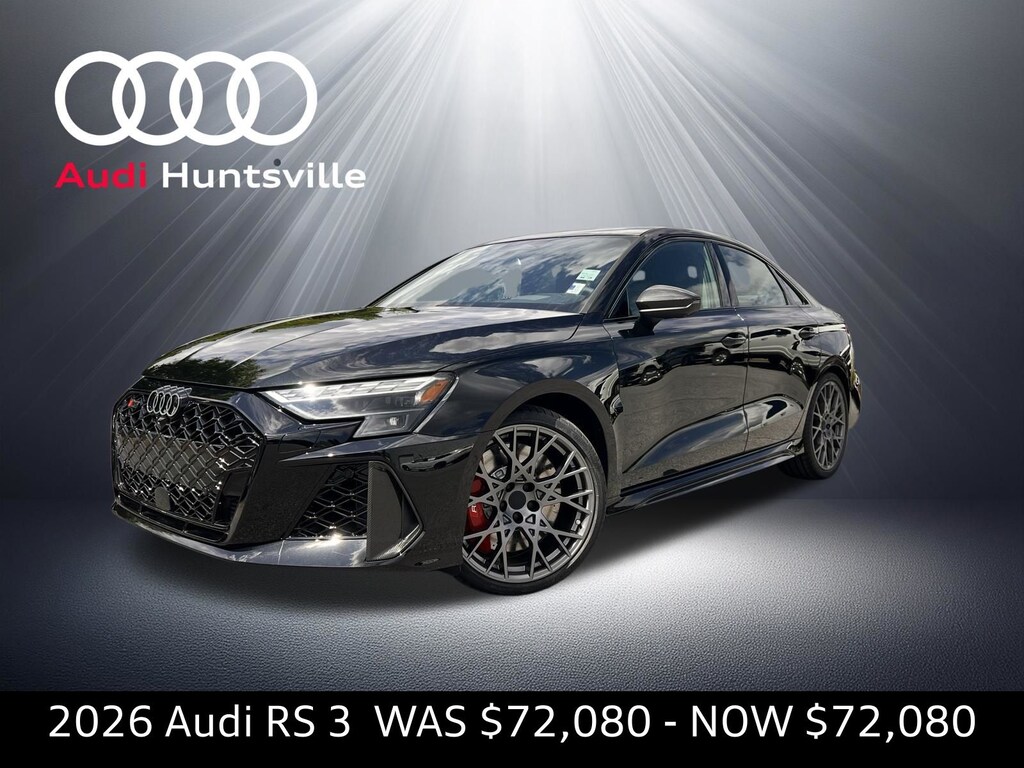 New 2026 Audi RS 3 2.5T Sedan