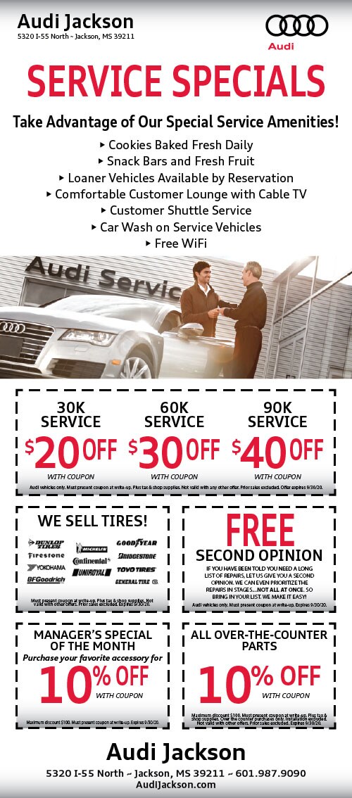 Service Specials Audi Jackson