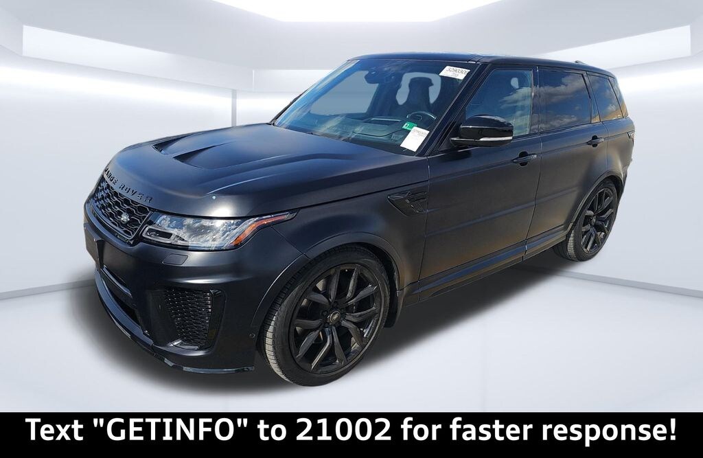 Used 2021 Land Rover Range Rover Sport SVR SUV
