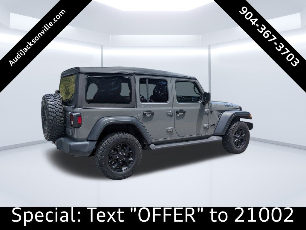 Used 2021 Jeep Wrangler Unlimited Willys SUV