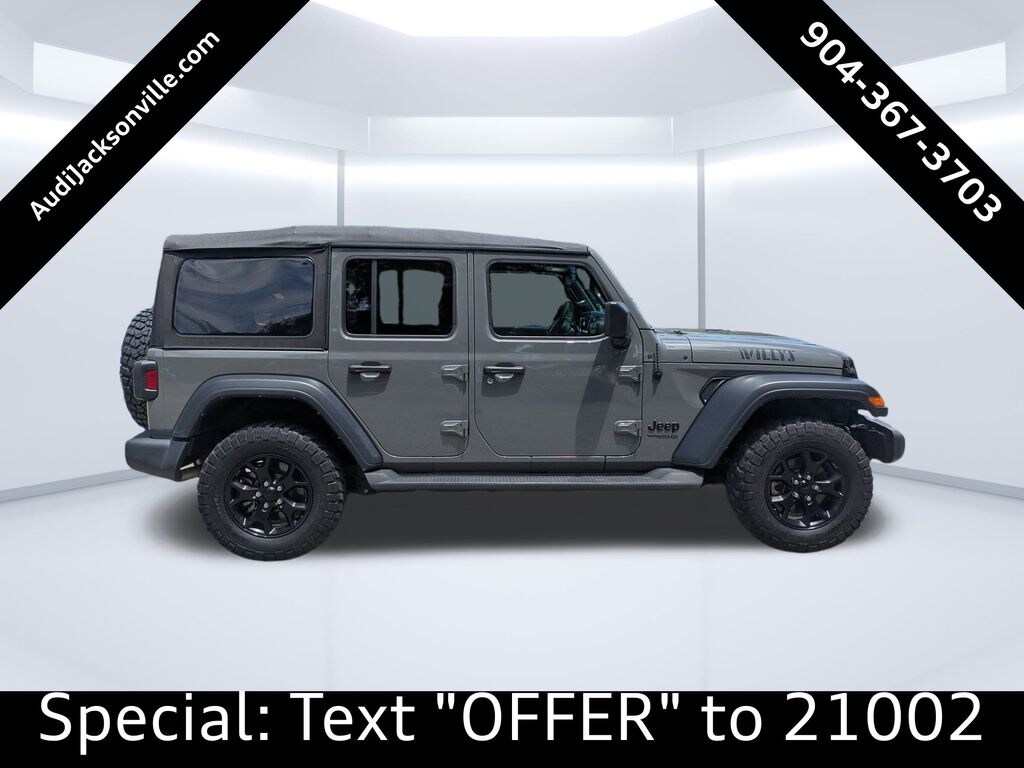 Used 2021 Jeep Wrangler Unlimited Willys SUV