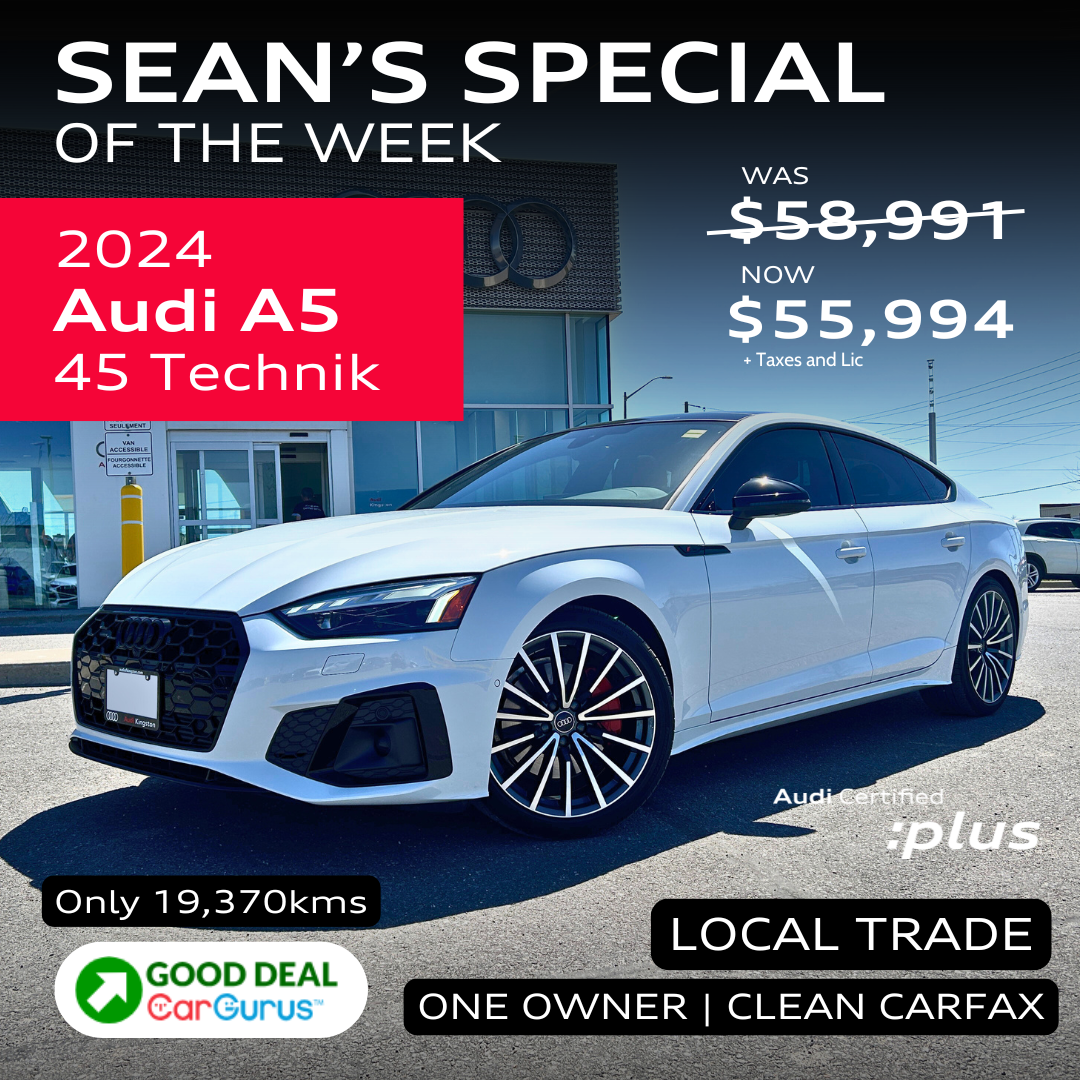 Seans Special of the Week - 2024 Audi A5 Sport Back Technik
