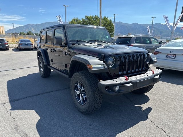 Used 2023 Jeep Wrangler 4-Door Rubicon with VIN 1C4HJXFN8PW508039 for sale in Layton, UT