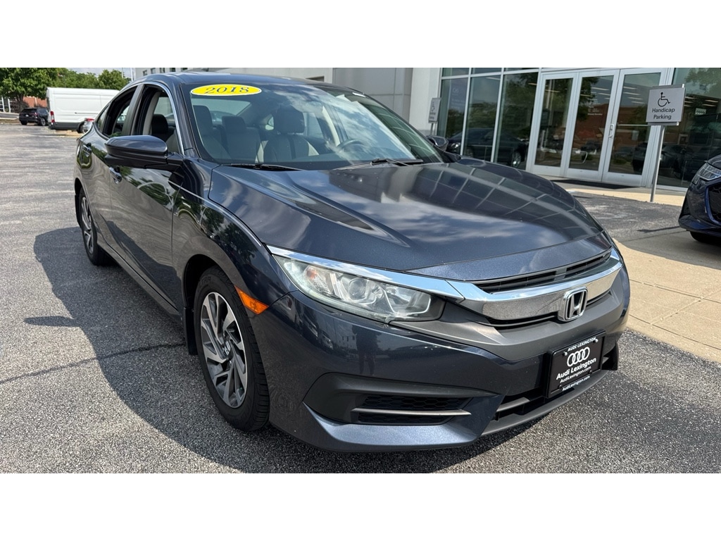Used 2018 Honda Civic EX with VIN 2HGFC2F75JH548608 for sale in Lexington, KY