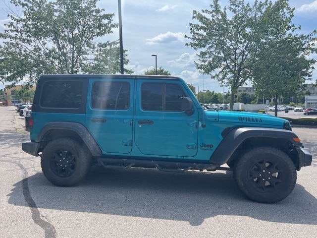 Used 2020 Jeep Wrangler Unlimited Willys with VIN 1C4HJXDG2LW168966 for sale in Lexington, KY