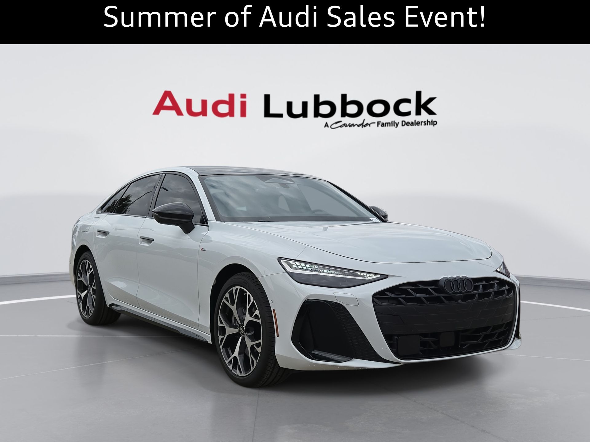 Glacier White Metallic 2026 Audi A6 Sedan All-Wheel Drive 7-Speed Automatic