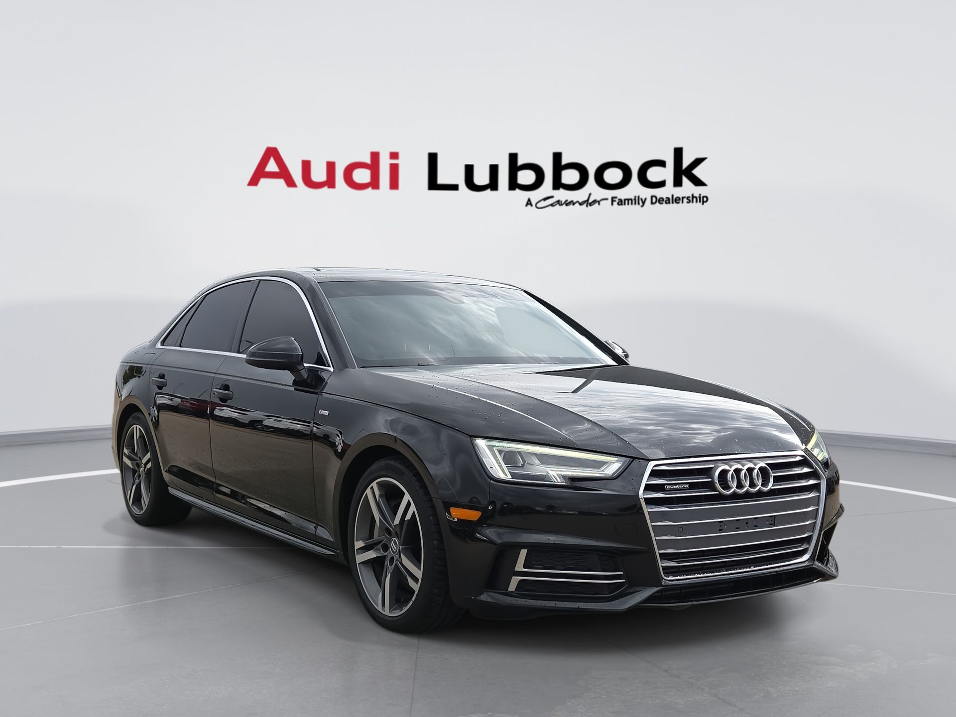 Mythos Black Metallic 2018 Audi A4 Sedan All-Wheel Drive 7-Speed Automatic