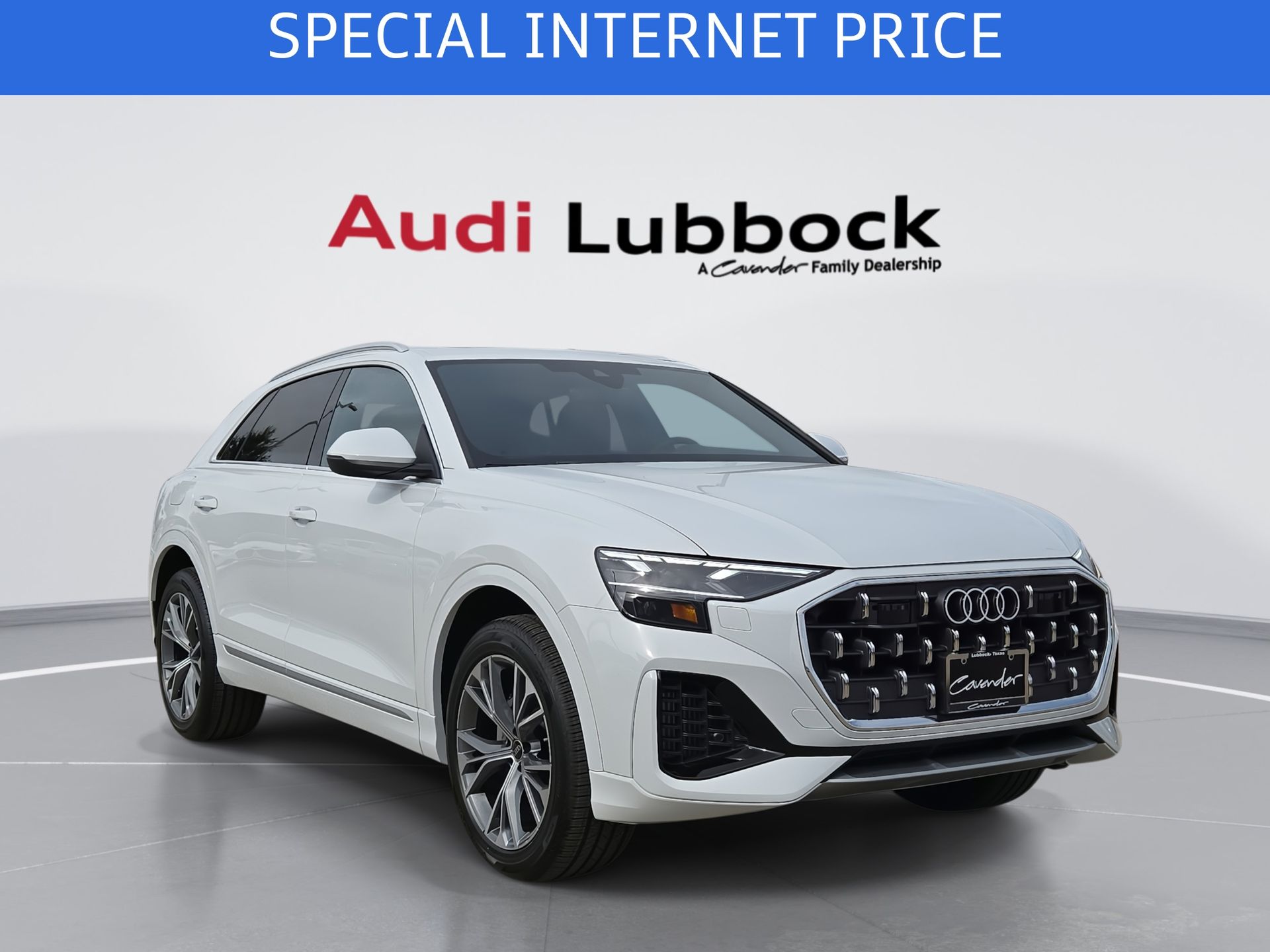 Glacier White 2026 Audi Q8 SUV / Crossover All-Wheel Drive 8-Speed Automatic