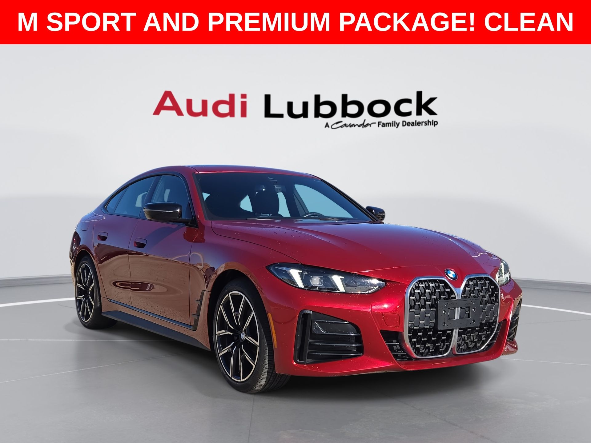 Vegas Red 2025 BMW 4 Series 430i Gran Coupe xDrive Sedan All-Wheel Drive 8-Speed Automatic