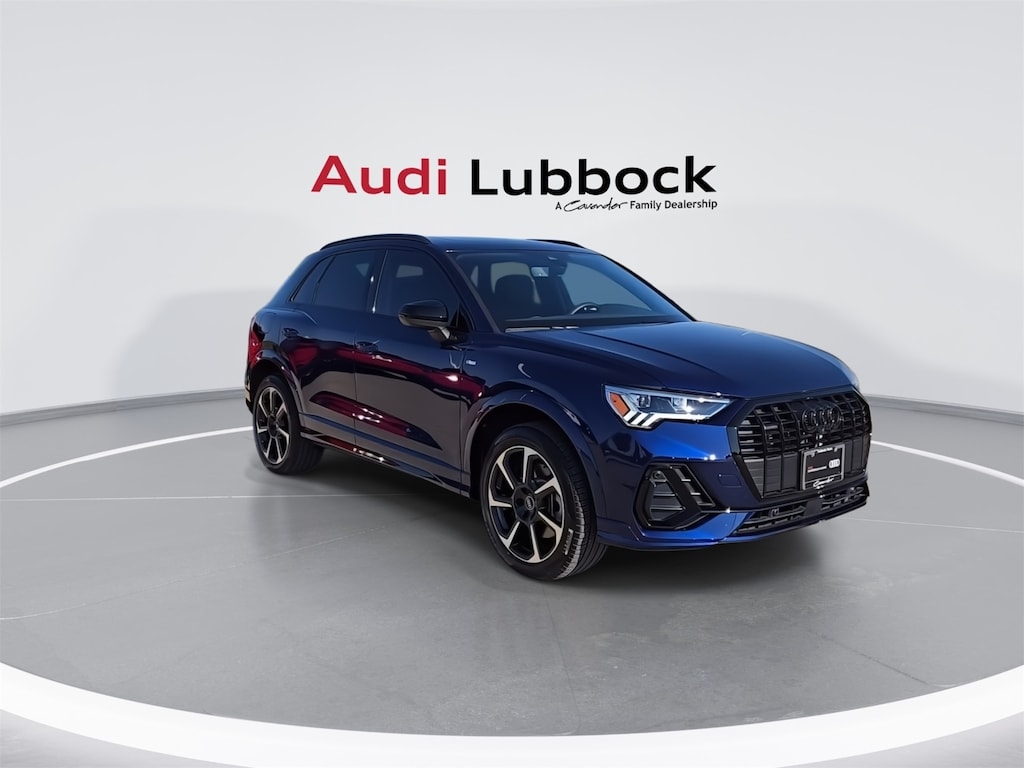 Certified 2025 Audi Q3 Premium Plus S Line Black Optics quattro SUV