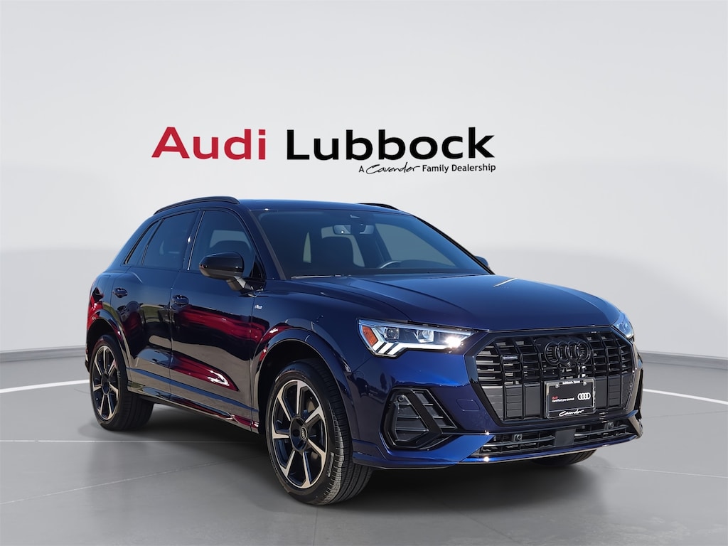 Certified 2025 Audi Q3 Premium Plus S Line Black Optics quattro SUV