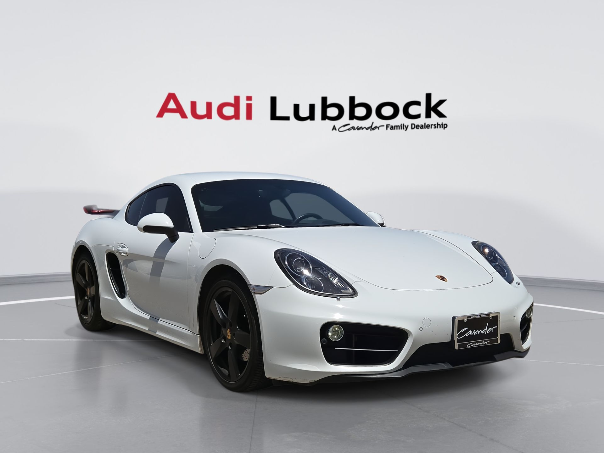White 2015 Porsche Cayman Base Coupe Rear-Wheel Drive