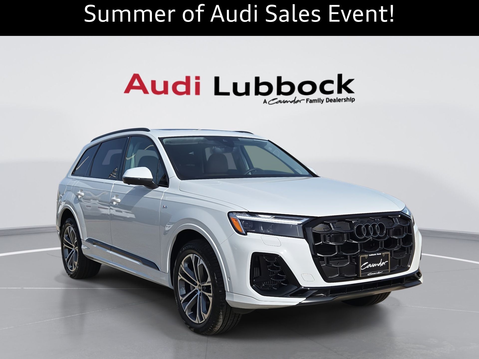Glacier White 2026 Audi Q7 SUV / Crossover All-Wheel Drive 8-Speed Automatic