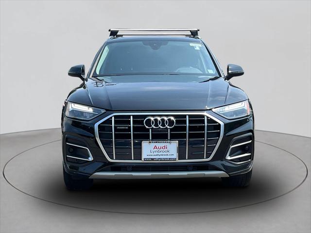 Used 2021 Audi Q5 Premium Plus with VIN WA1BAAFY4M2037565 for sale in Lynbrook, NY