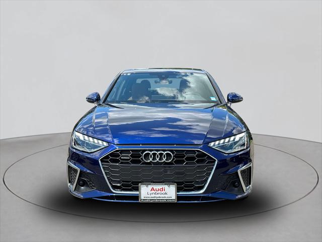 Used 2021 Audi A4 Premium Plus with VIN WAUEAAF49MA037757 for sale in Lynbrook, NY