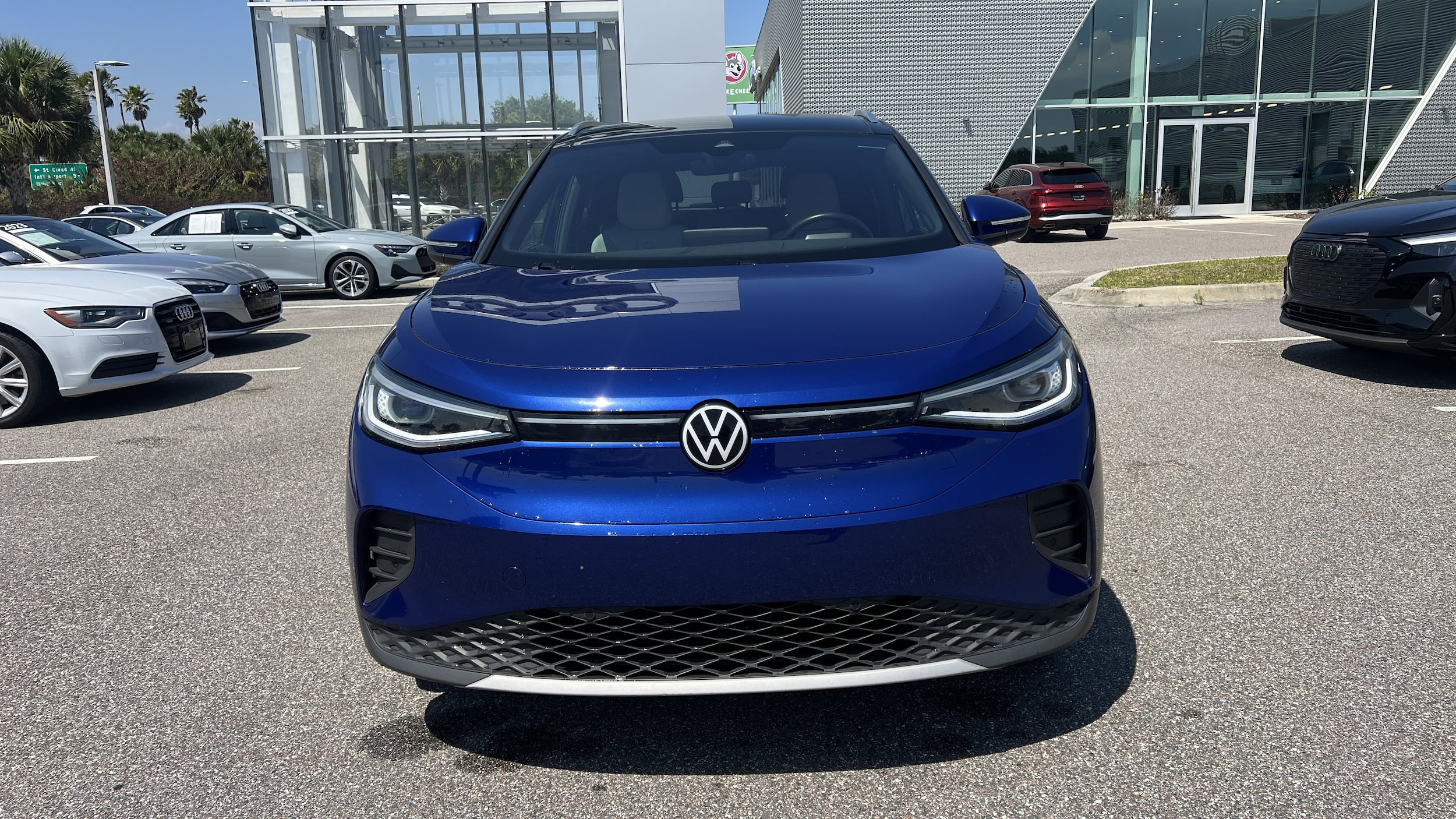 Used 2021 Volkswagen ID.4 PRO S with VIN WVGUNPE23MP065715 for sale in West Melbourne, FL