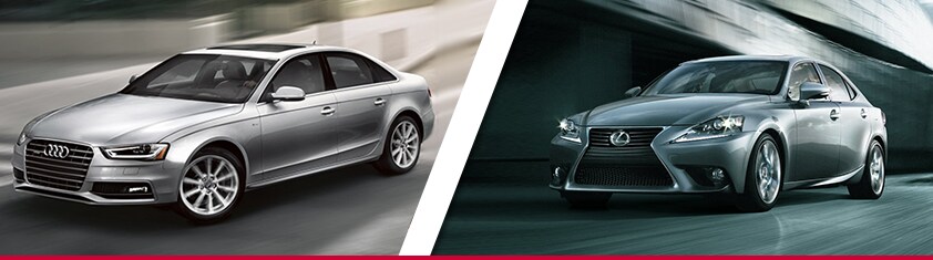 2015 Audi A4 vs Lexus IS 250 Sedan Comparison
