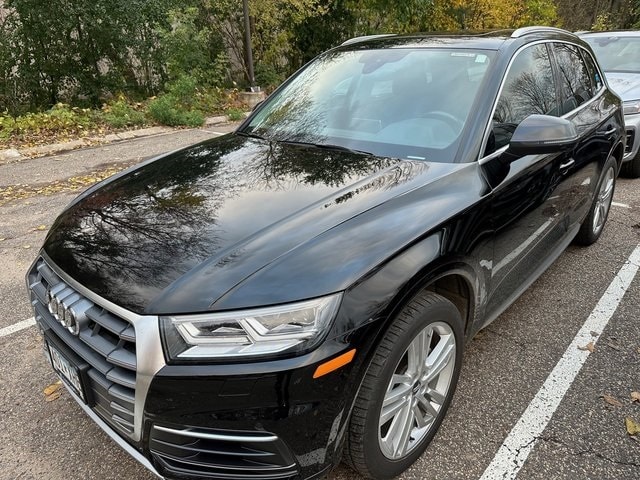 Used 2019 Audi Q5 Premium Plus with VIN WA1BNAFY5K2040492 for sale in Maplewood, Minnesota