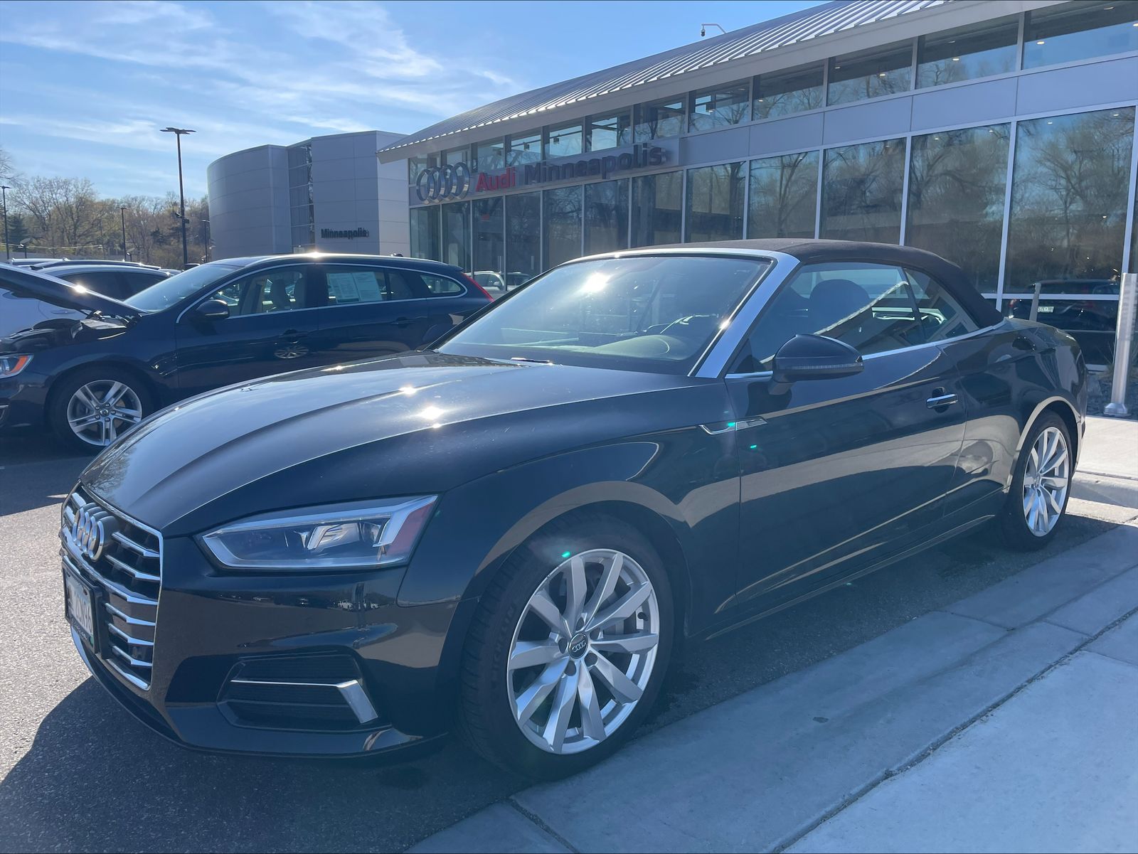 Used 2018 Audi A5 Cabriolet Premium Plus with VIN WAUYNGF53JN001726 for sale in Minneapolis, Minnesota