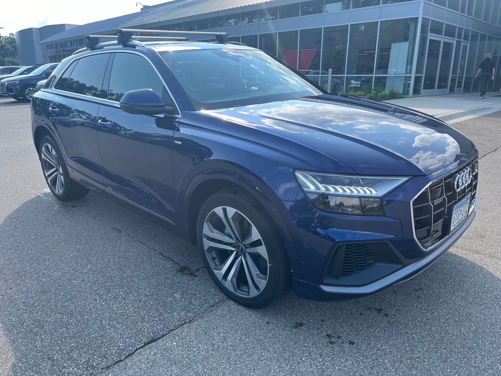 Used 2021 Audi Q8 Premium Plus with VIN WA1EVAF12MD033605 for sale in Minneapolis, Minnesota