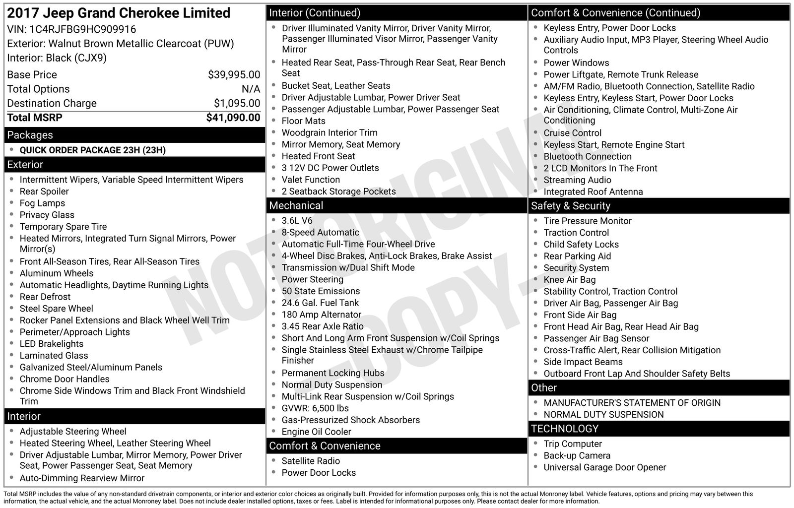 Thumbnail: 2017 Jeep Grand Cherokee - 5